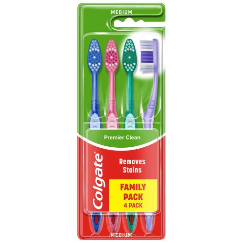 Colgate Toothbrush Premier Clean 4 Pack