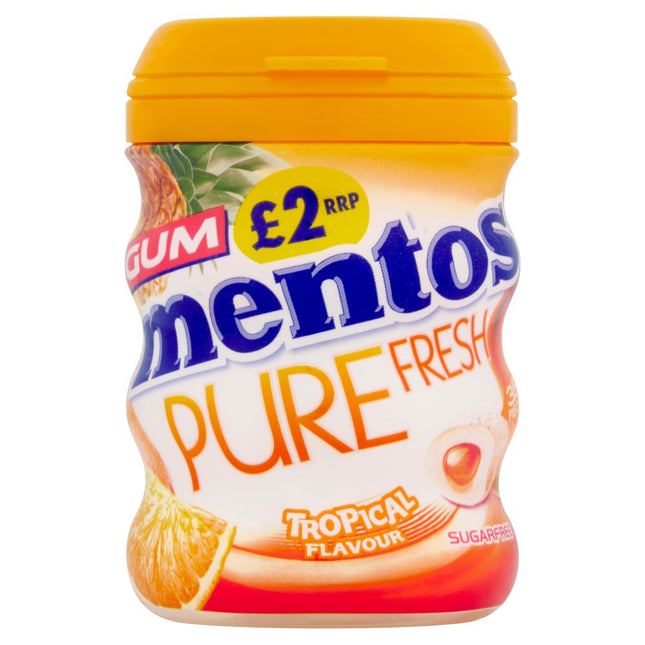 Mentos Gum Pure Fresh Tropical PMP £2.00 35 Pieces