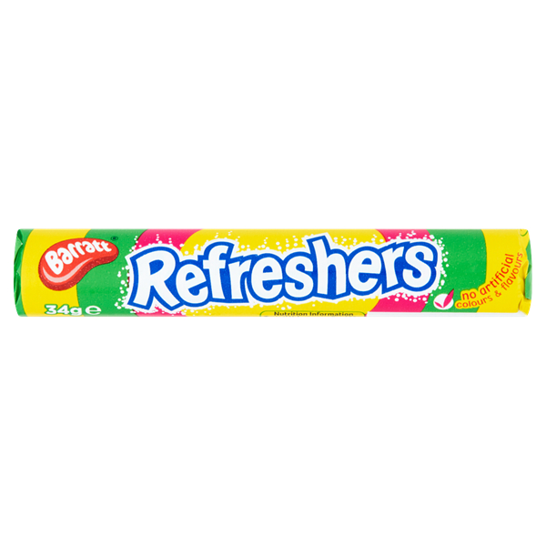 Barratt Refreshers Roll 34g