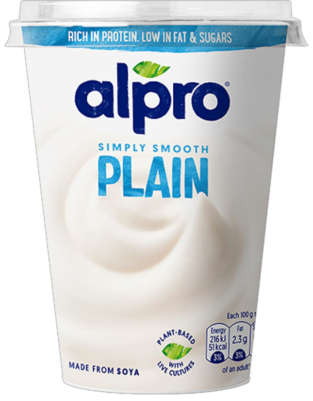 Alpro Simply Plain Yoghurt Alternative 500g
