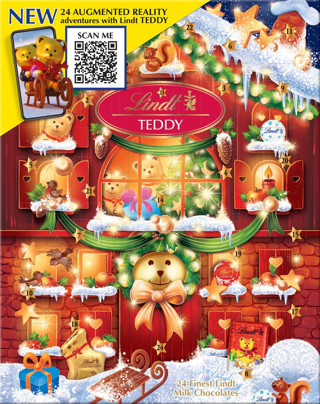 Lindt Teddy Advent Calendar 250G