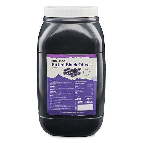 Cooks&Co Pitted Black Olives 2.1kg