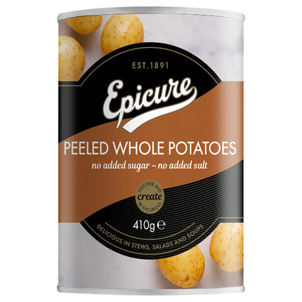 Epicure Peeled Whole Potatoes in Water 410G