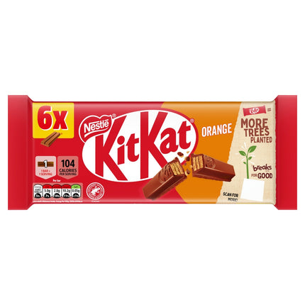 Kit Kat 2 Finger Milk Chocolate Biscuit Bar Multipack 6 x 20.7g
