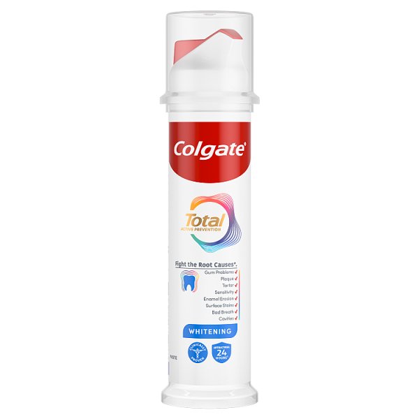 Colgate Toothpaste Pump 100ml Total Whitening