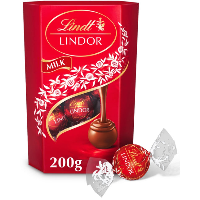 Lindt Lindor Milk Chocolate Cornet 200G