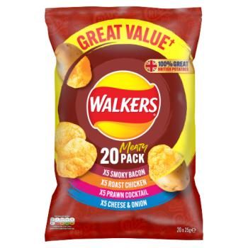 Walkers Meaty Variety Multipack 20x25g