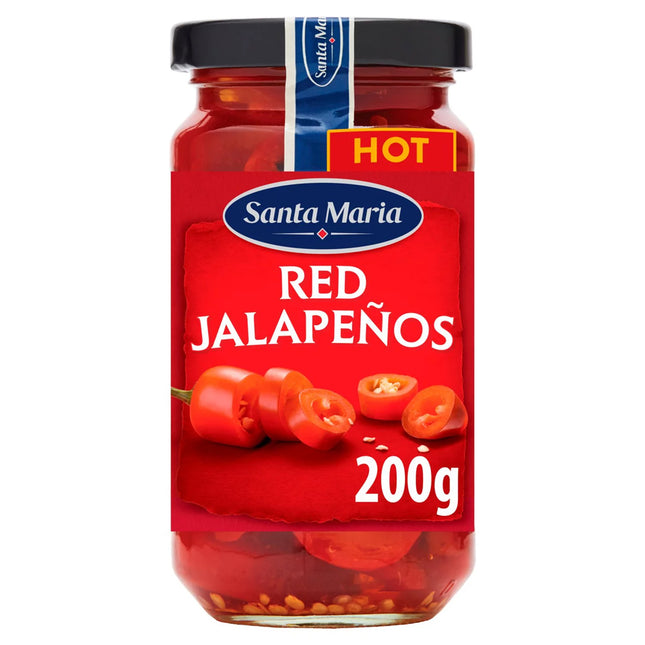 Santa Maria Red Jalapenos Hot 200g