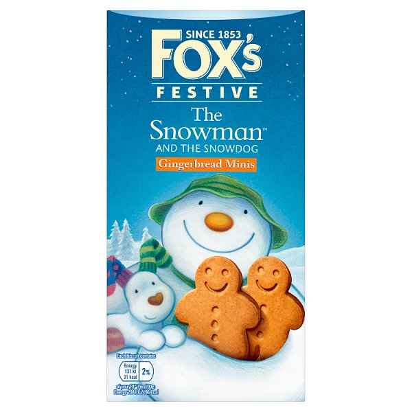 Fox's Snowman Gingerbread Minis 100G X 8