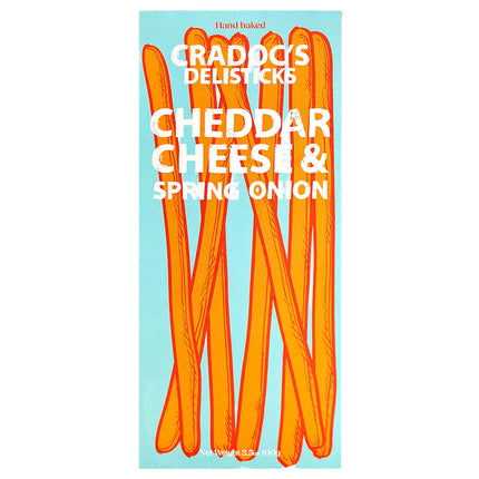 Cradoc's Cheddar Cheese & Spring Onion Delistick 100g