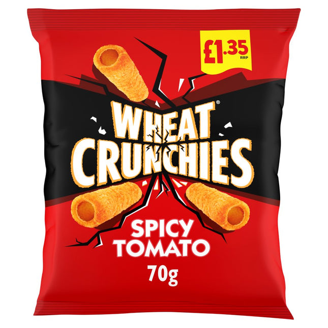 Wheat Crunchies Spicy Tomato Crisps 70g, £1.35 PMP