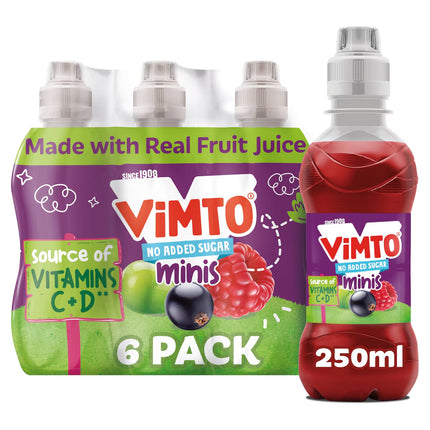 Vimto No Added Sugar 4x6pk 250ml