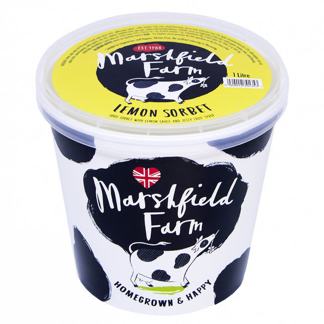 Marshfield Farm Plant Based Lemon Sorbet 1l