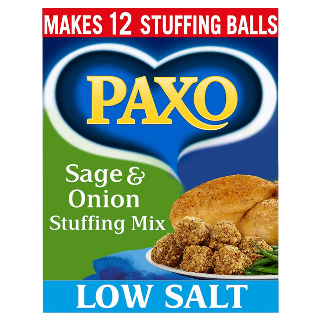Paxo Sage & Onion Low Salt Stuffing 170g