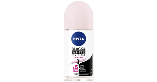 Nivea Female Roll On 50ml Black & White Clear