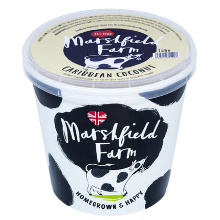 Marshfield Farm Real Dairy Ice Cream Caribbean Coconut 1l
