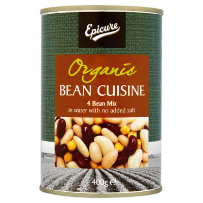 Epicure Organic Four Bean Mix 400G