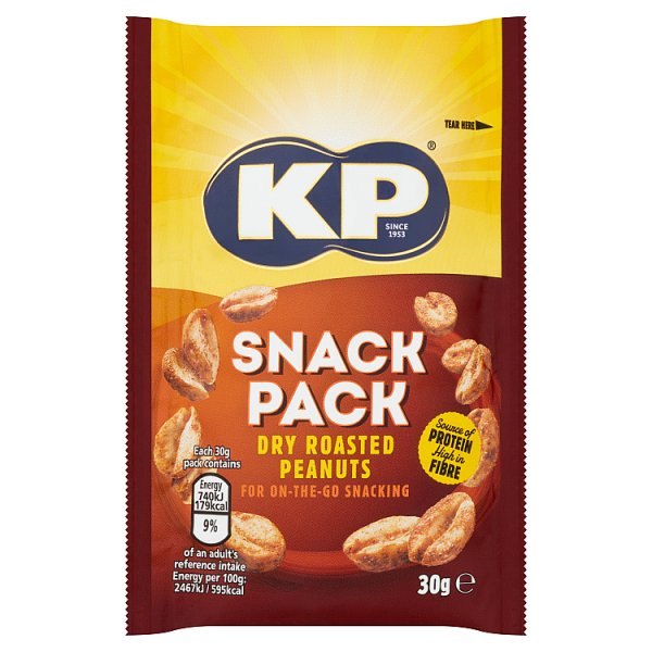 KP Dry Roasted Peanuts 30g