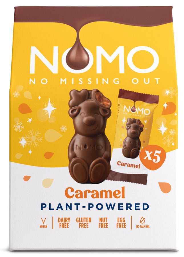 Nomo 5Pk Mini Reindeers Caramel 53G
