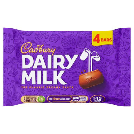 Cadbury Dairy Milk 108.8g 4 Pack