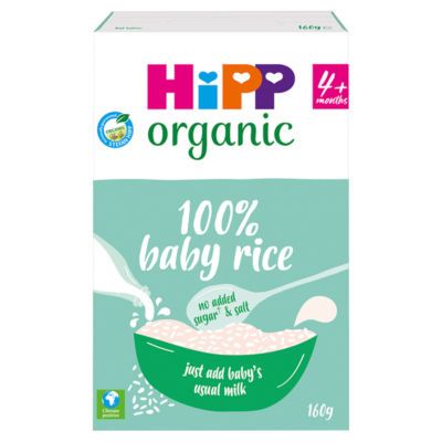 Hipp Organic 100% Baby Rice 4+ Months 160g - H1