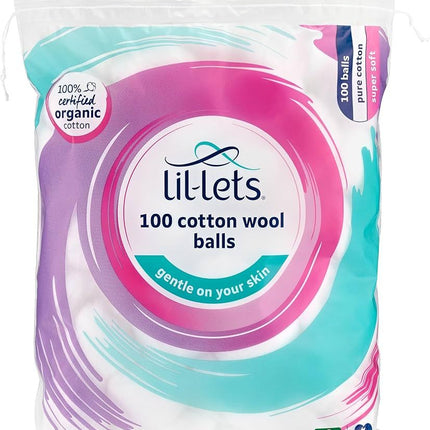 Lil-lets Cotton Wool Balls 100pk