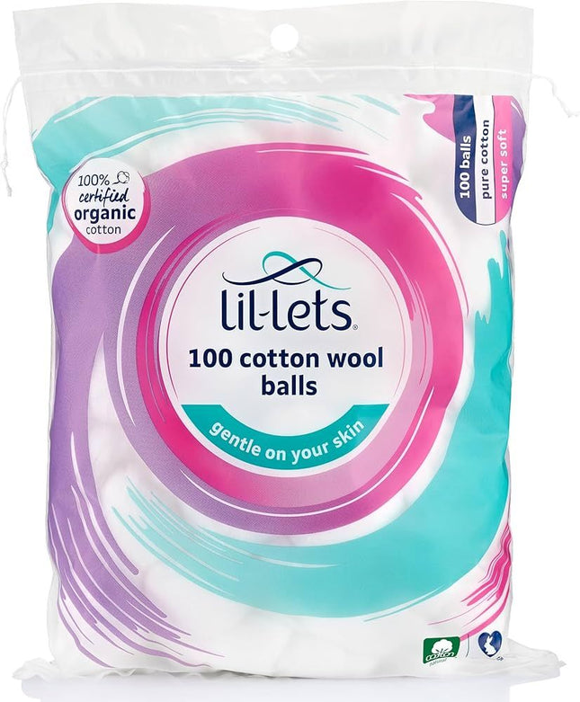 Lil-lets Cotton Wool Balls 100pk