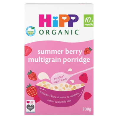 HiPP Organic Summer Berry Multigrain Porridge 10+ Months 200g