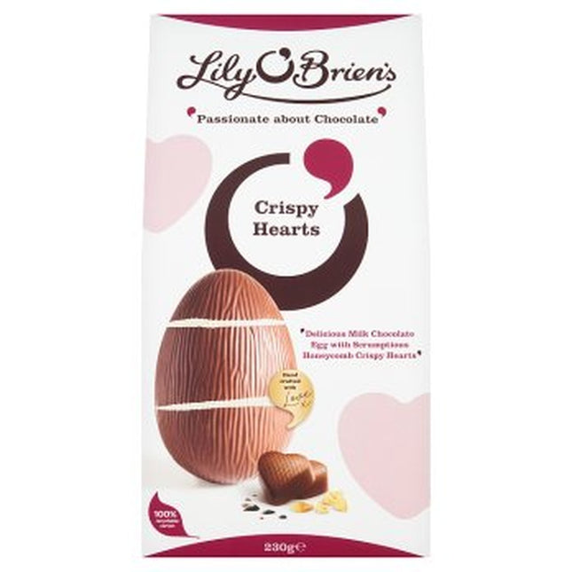 Lily O'Brien's Crispy Hearts Egg 230g