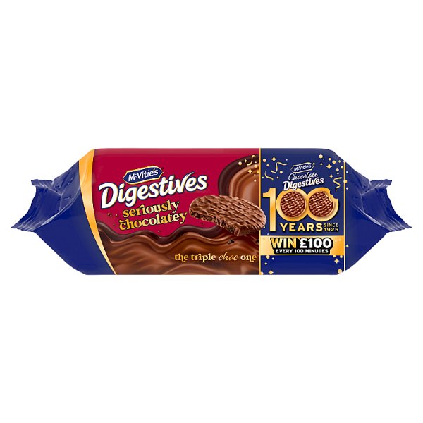 McVitie's Seriously Chocolate Digestive Biscuits 250g