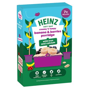 Heinz Banana Berries Porridge 200g