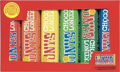 Tony's Chocolonely - Rainbow Tasting 6 Pack 288g
