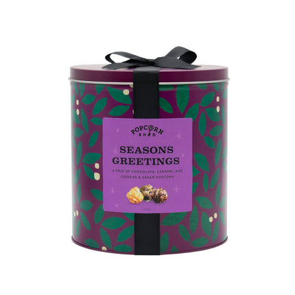 PopCorn Shed Season's Greetings Popcorn Tin 400g