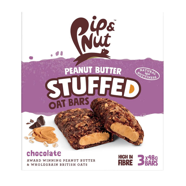 Pip & Nut Chocolate Peanut Stuffed Oat Bar 48g