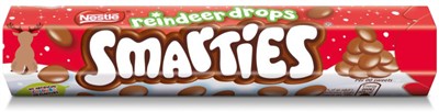 Smarties Giant Tube Reindeer Drops 120G
