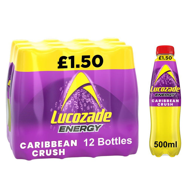 Lucozade Energy Caribbean PET £1.50 PMP 500ml
