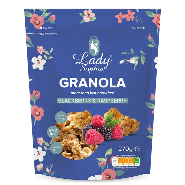 Lady Sophia granola With Blackberry & Rasperry 270g