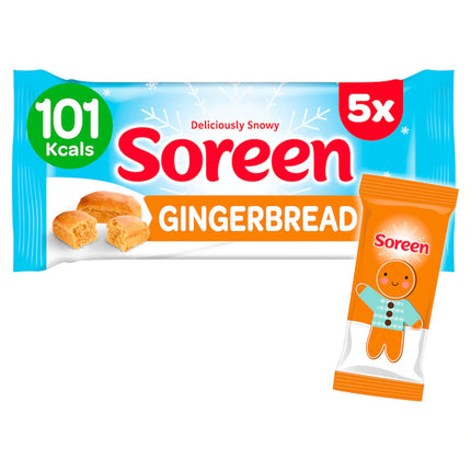 Soreen Xmas Gingerbread Mini Loaves 5Pk 5S