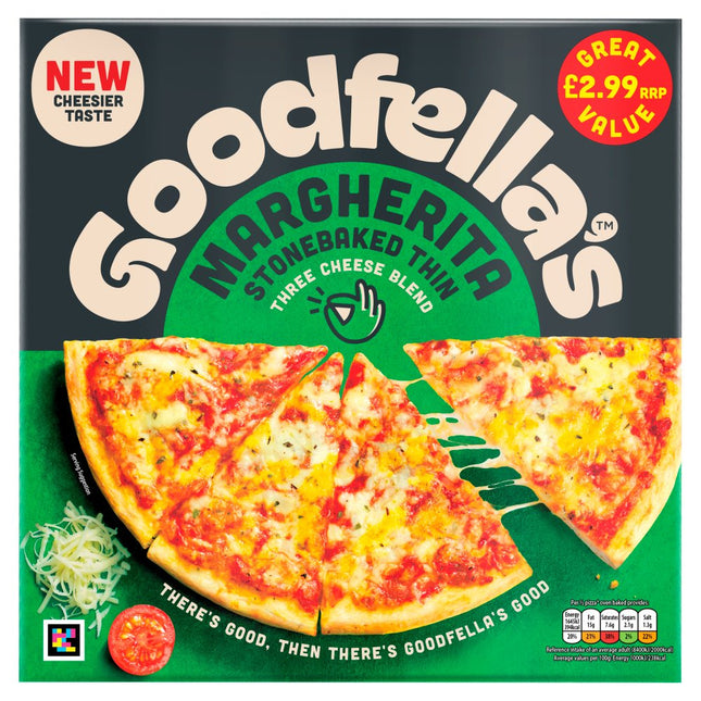 Goodfellas Thin Cheese PMP £2.99 334G