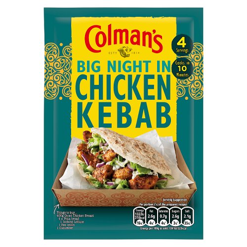 Colman's Recipe Mix Chicken Kebab 30g