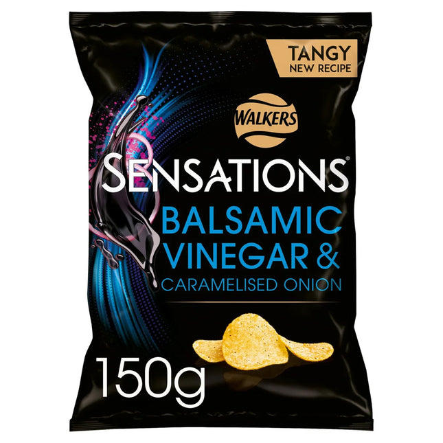 Walkers Sensations Balsamic Vinegar & Caramelised Onion 150g