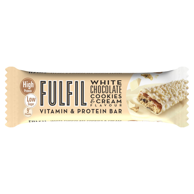 FULFIL VITAMIN & PROTEIN RIEGEL White Chocolate, Cookies & Cream Geschmack (40g)