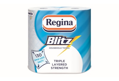 Regina Blitz 2 Pack Kitchen Towel 65 Sheets