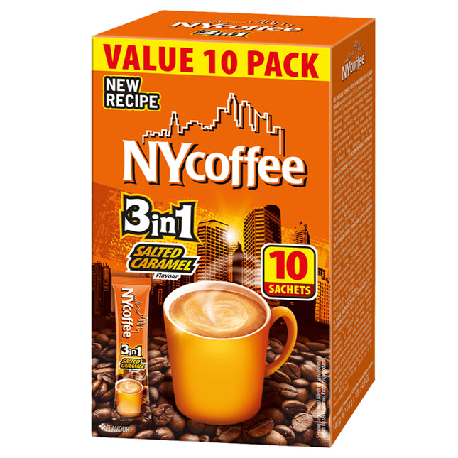 NY Coffee 3In1 Salted Caramel 10x14g