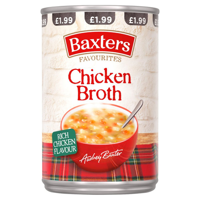 Baxters Chicken Broth PMP £1.99 400g