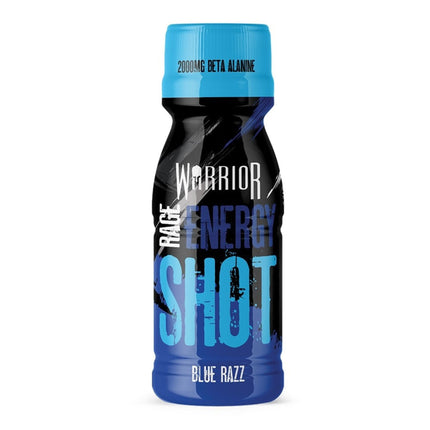 Warrior RAGE Energy Shots Blue Raspberry 60ml