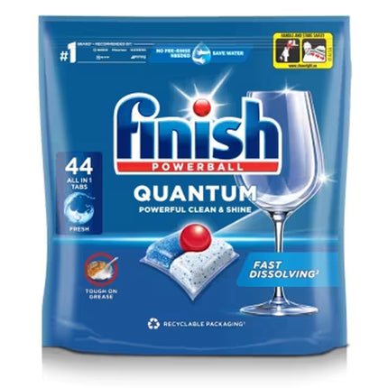Finish Quantum All In One Dishwasher Tablets 44s