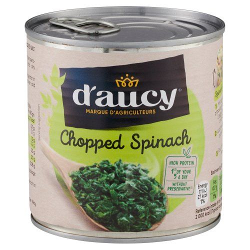 D'Aucy Chopped Spinach 395g