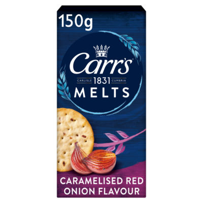 Carr's Melts Caramelised Red Onion Flavour Crackers 150g