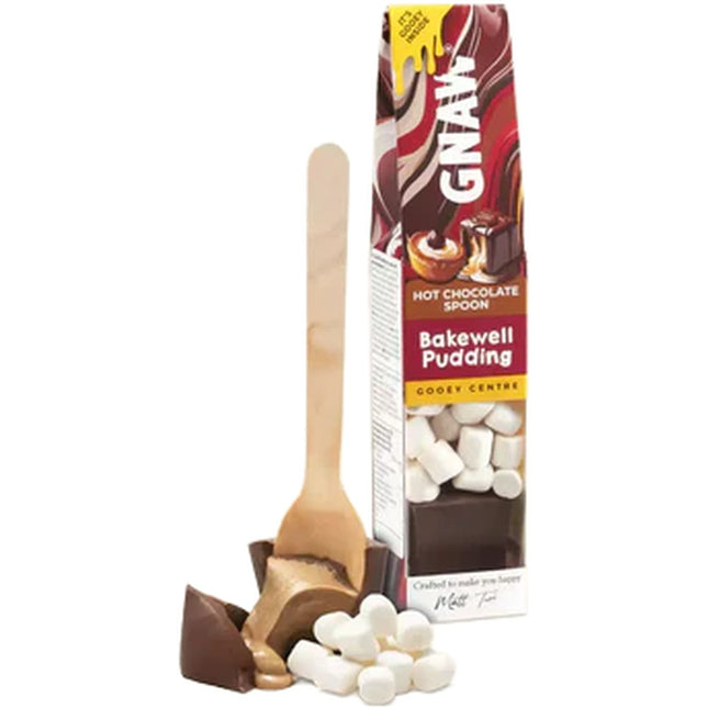 Gnaw Soft Centre Hot Chocolate Shots Bakewell Pudding 40g